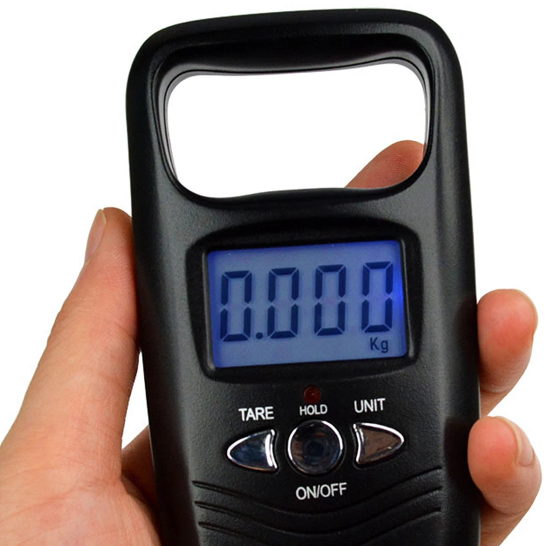 

Scale Hook Fish Weight Mini Hanging Scale Pocket Portable 50kg LCD Digital Hanging Luggage Weighting Fishing Hook Scale Electron