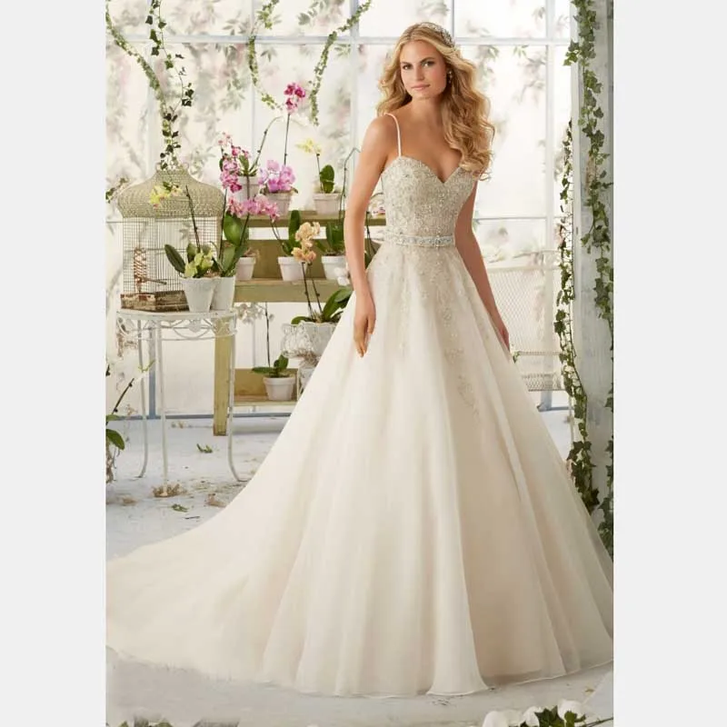 Spaghetti Strap Ivory Dress