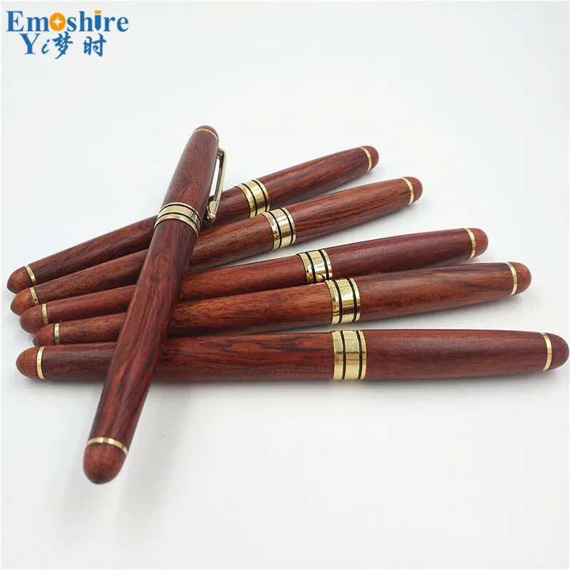 Emoshire Rosewood mahogany signature pen wooden creative gift set business gift pen pen ball pen wholesale (7)