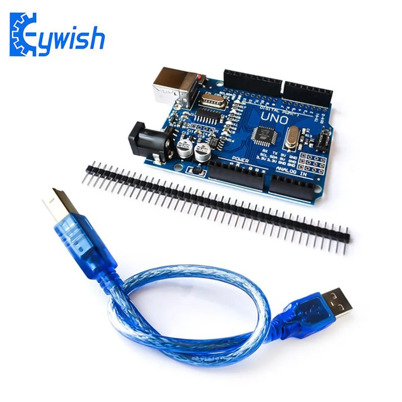 

Keywish for Arduino One Set UNO R3 ATMEGA328P-AU CH340G USB CABLE ATMEGA328P-AU Development Board