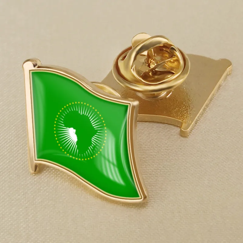 

African Union Single Flag Lapel Pins