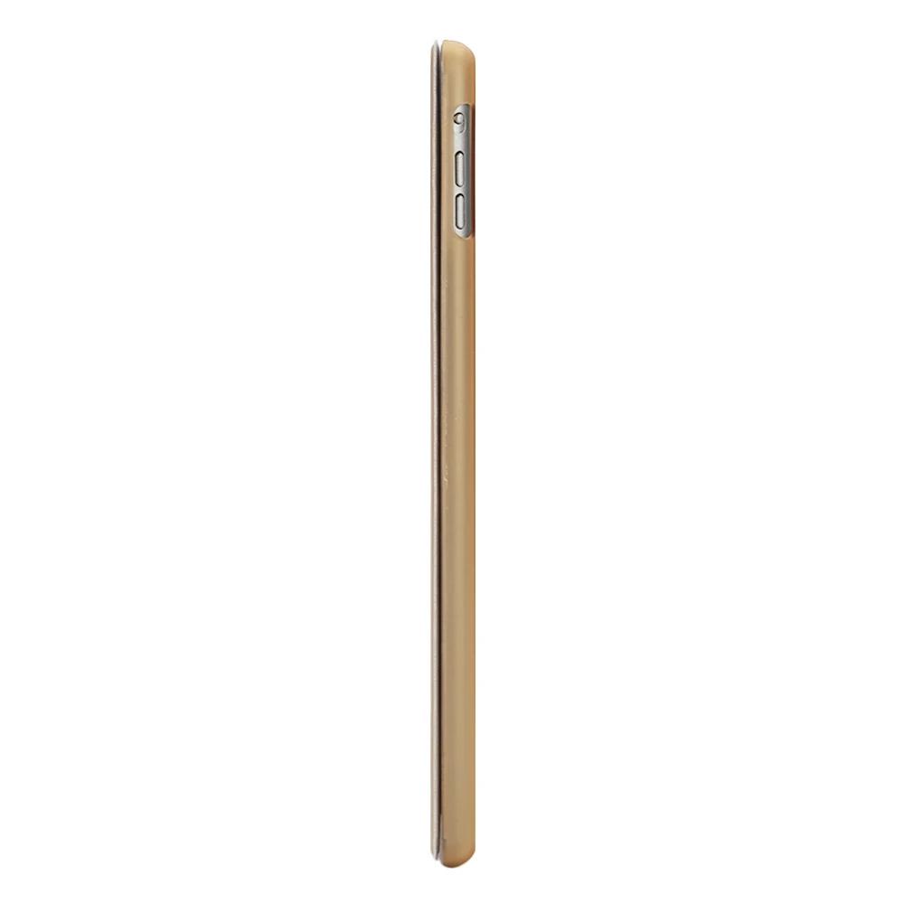 Для iPad Air 1 чехол с подставкой, ультра тонкий PU кожаный+ Силиконовый мягкий чехол для iPad Air Auto Sleep+ три подарка - Цвет: gold