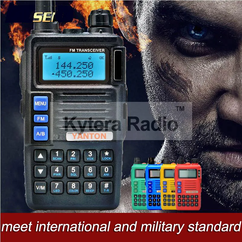YANTON трехдиапазонный рация УКВ 136 174 мГц и 350 390 400 480 8 Вт Портативный двухстороннее