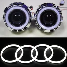 4 шт. супер белый 105 мм 106 мм E46 2D SMD светодиодный ангельские глазки halo Кольца для BMW E46 Coupe 2D E46 Cabrio светодиодный фонарь автомобильные аксессуары