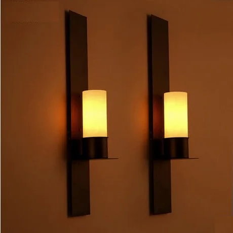 Retro Loft Style LED Wall Sconce Iron Glass Vintage Wall Lamp For Home Antique Wall Lights Indoor Lighting Luz De Pared Retro Loft Style LED Wall Sconce Iron Glass Vintage Wall Lamp For Home Antique Wall Lights Indoor Lighting Luz De Pared