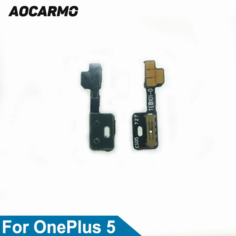 

Aocarmo Mute Button Switch Volume Flex Cable For OnePlus 5 A5000 Replacement