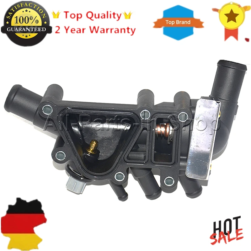 

AP03 Thermostat + Housing + liner + sensor For FORD KA 1.3i 1.6i 1212852 (2003-2008) XS6E8A586AL XS6E8A586AG XS6E8A586
