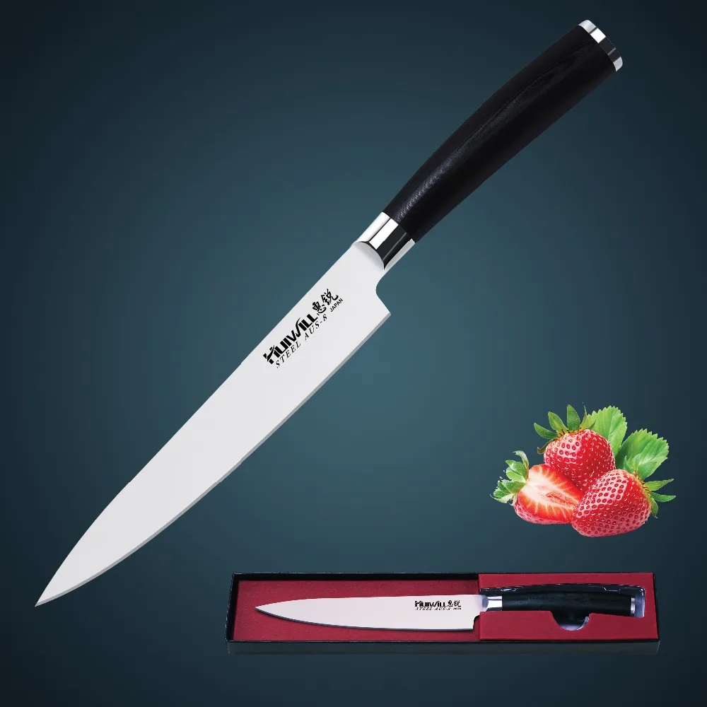 6 Japanese AUS 8 stainless steel kitchen Utility knife Universal knife Vegetable Fruit Paring Peeling knife
