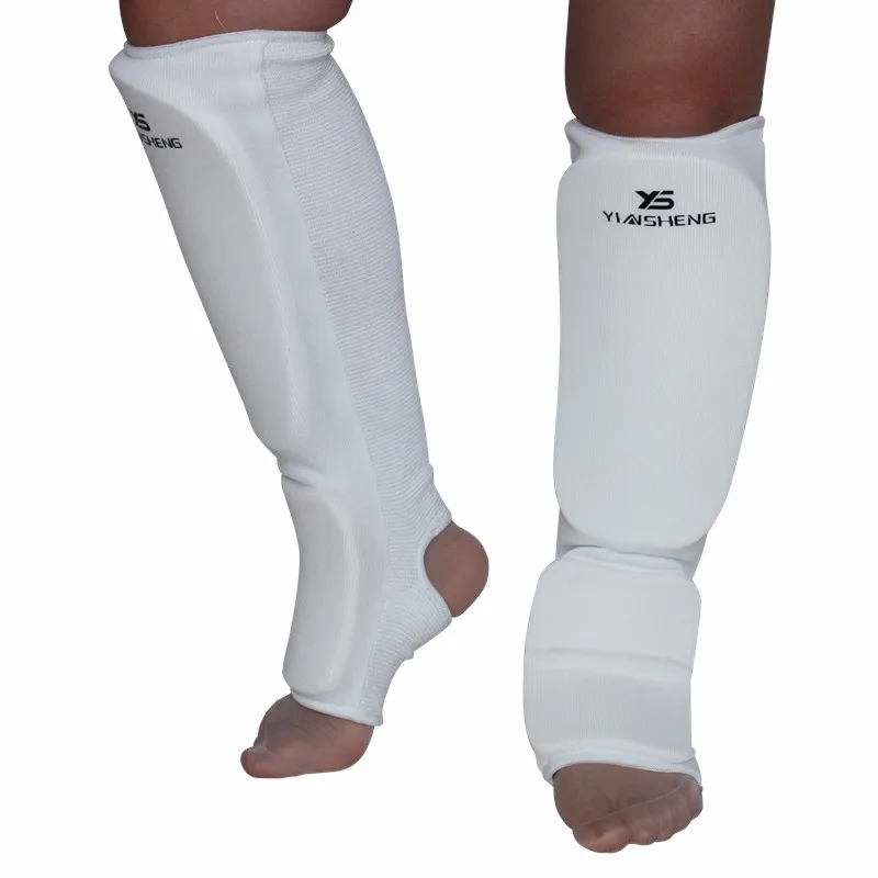 NC NC Taekwondo Karate MMA Parastinchi Collo del Piede Protezione per Le Gambe Protezione per Le Gambe Pad in Tessuto 