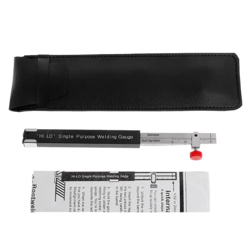 

HI LO Welding Gage Internal Single Purpose Gauge Welding Ruler Root Gap Metric