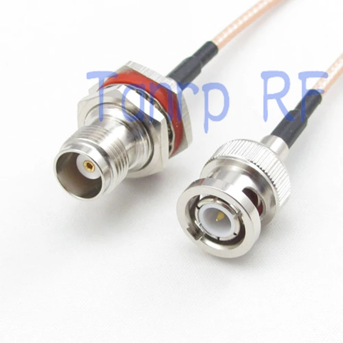 

15CM Pigtail coaxial jumper cable RG316 extension cord 6inch BNC male plug to TNC female jack RF adapter connector