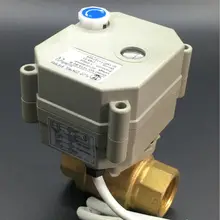 TF15-B2-B, BSP 1/2 ''электрические моторизованные клапан с ручным DC5V 2/3/5/7 провода 2-способ DN15 клапан для воды дома Appllication