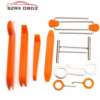 

4PCS CAR AUDIO DOOR CLIP PANEL TRIM DASH AUTO RADIO 12PCS REMOVAL PRY TOOL SET 7PCS