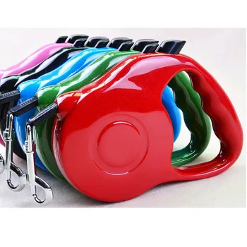 

mascotas dog supplies leashes Dog Leash Retractable Extendable Pet collars lead Nylon traction rope coleira para cachorro
