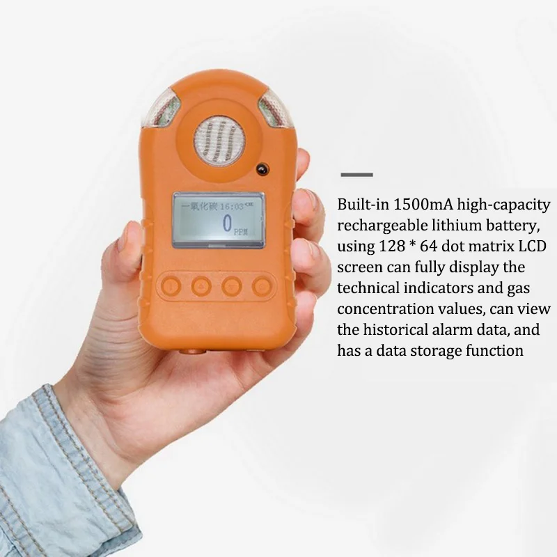 CL2 Chlorine Gas Detector Gas Monitor with Sound+Light+Shock Alarm