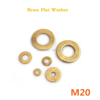 

100pcs/lot M20 brass flat washer /copper washers