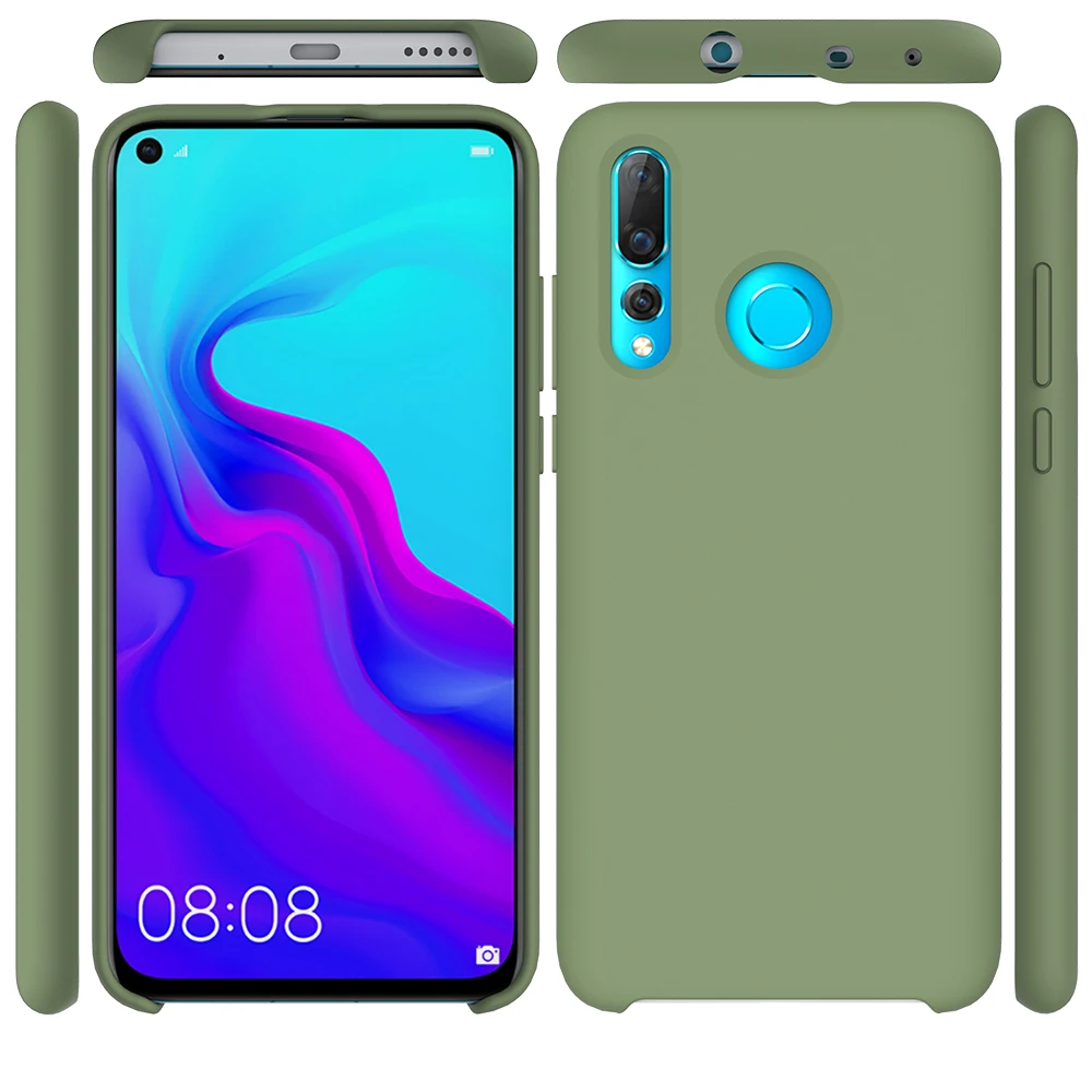 Роскошный оригинальный чехол из жидкого силикона для Huawei P30 Pro P20 Lite P10 Plus P smart honor 10