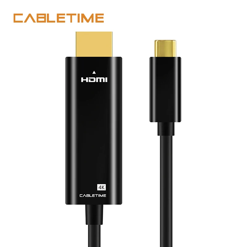 

CABLETIME New USB C to HDMI Cable 4K 60Hz Type C DP Adapter USB-C DP Cable for Samsung Galaxy S9/S8 Huawei MacBook N105