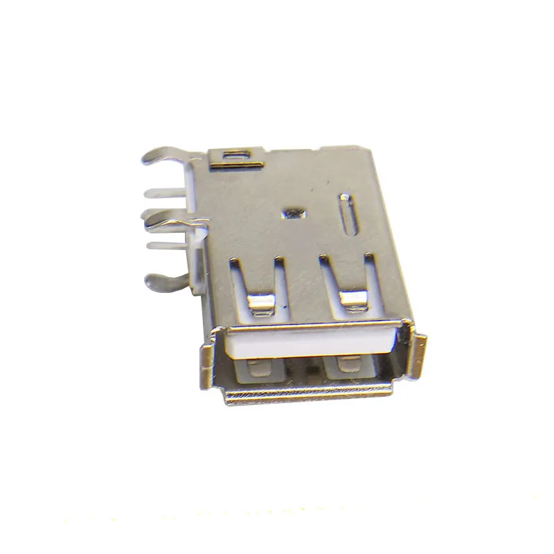 10 шт./лот USB 2 0 боковой штекер типа А 4 контактный разъем концевые