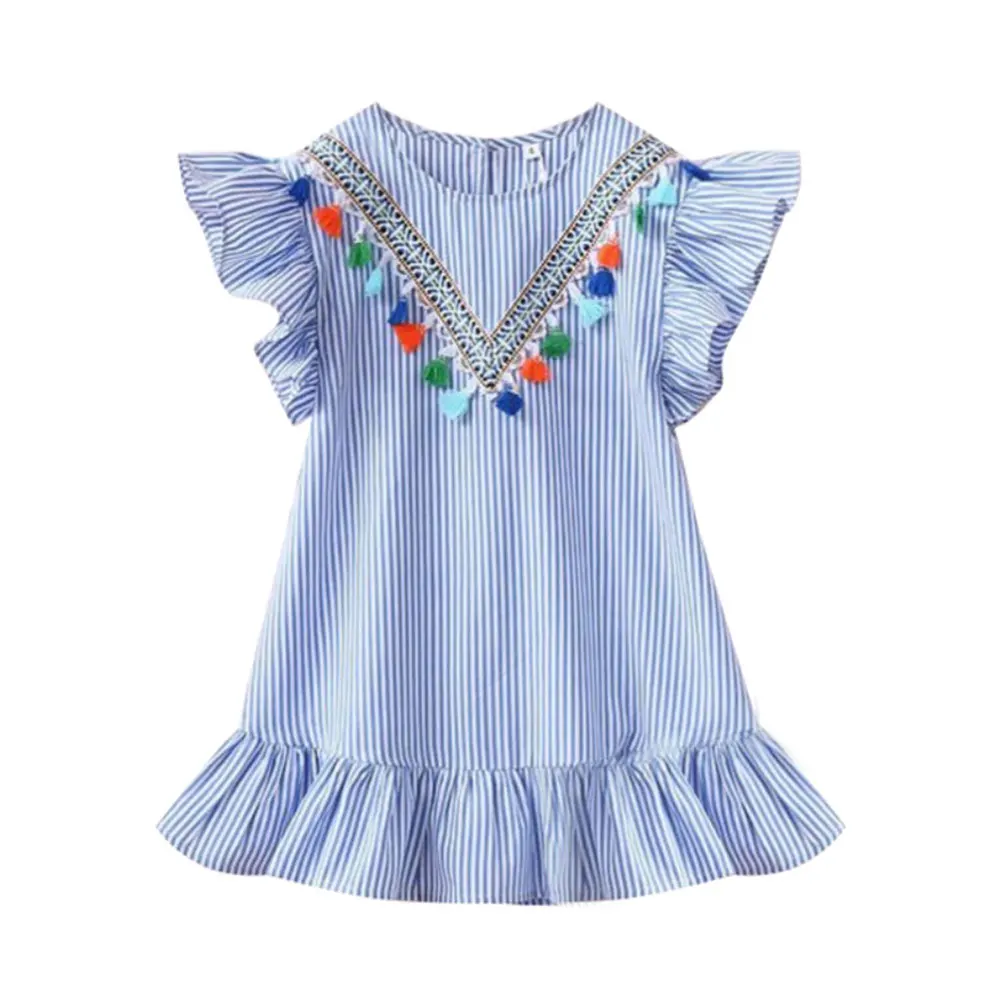 Girls Striped Dress