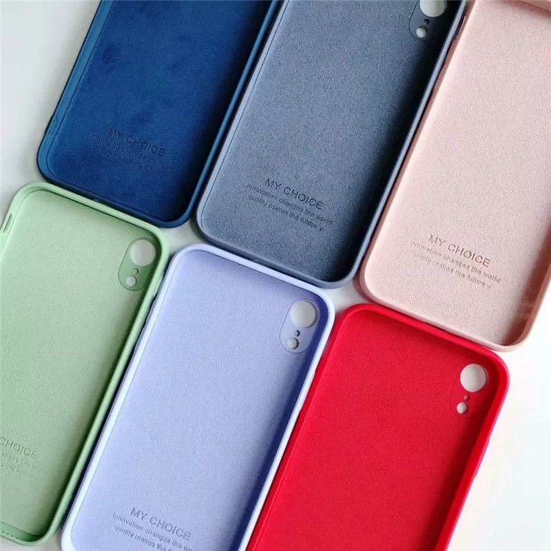 

Ourdeals Pure Color Liquid Plush Phone Case For Huawei Honor V10 V20 Mate20 P20 P30Pro Nova3 3i 4 Silicone TPU All Inclusive Bag