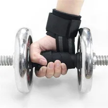 1 пара наручи Фитнес обхватывает запястье Ремни Спортзал перчатки тяжелая атлетика, спорт браслеты Crossfit наручный спортивный браслет Поддержка стороны полосы#2s2