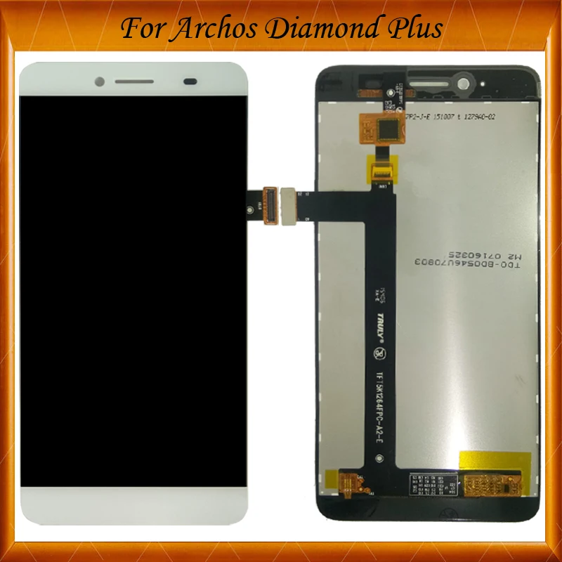 

For Archos diamond plus LCD Display+Touch Screen Assembly Repair Parts 5.5''Replacement For Archos diamond plus White COLOR