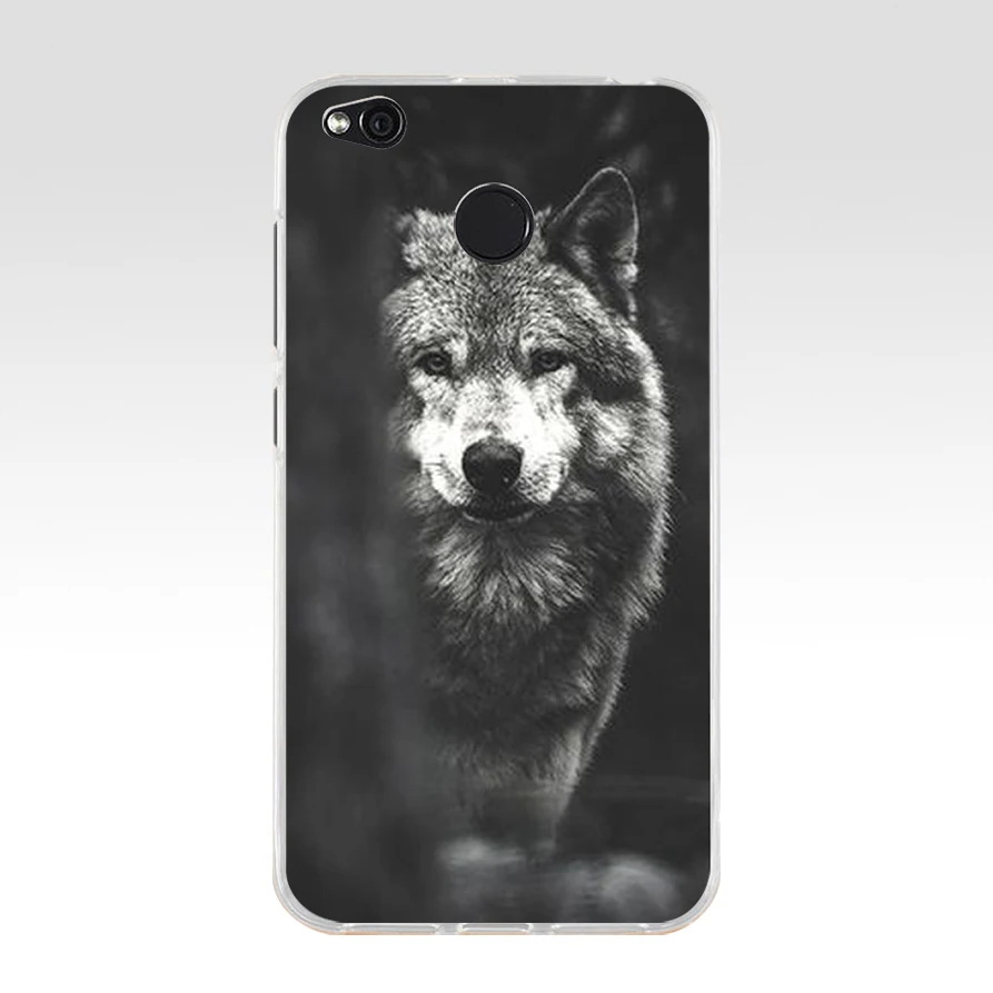 29 colorful Lion Tiger leopard Wolf TPU Soft Silicone Phone Case for Xiaomi Redmi 4X 4A 5A 6A 6 Note 5a pro mi a1 8 lite Cover - Color: 6