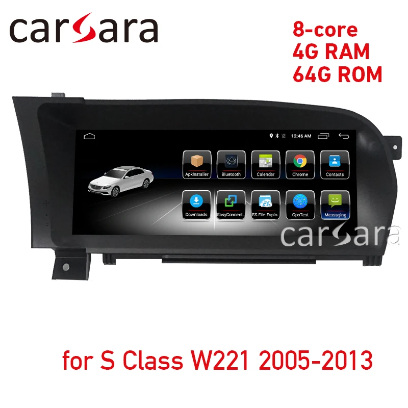 Perfect 4G RAM Android screen for S Class W221 2005-2013 10.25" touch display GPS Navigation radio stereo head unit multimedia player 1