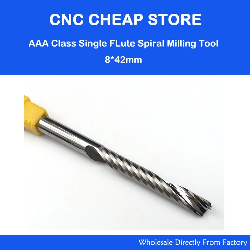 Carbide End Mill Cutter 1/8 Shank CNC CEL Tool 4-Flute Spiral Metalworking Bit