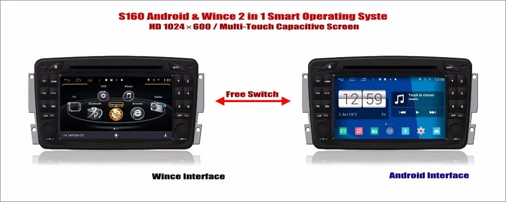 Flash Deal Car Multimedia Radio CD DVD Player GPS Navi Map Navigation Audio Video Stereo For Mercedes Benz Vaneo 2002 2003 2004 2005 9