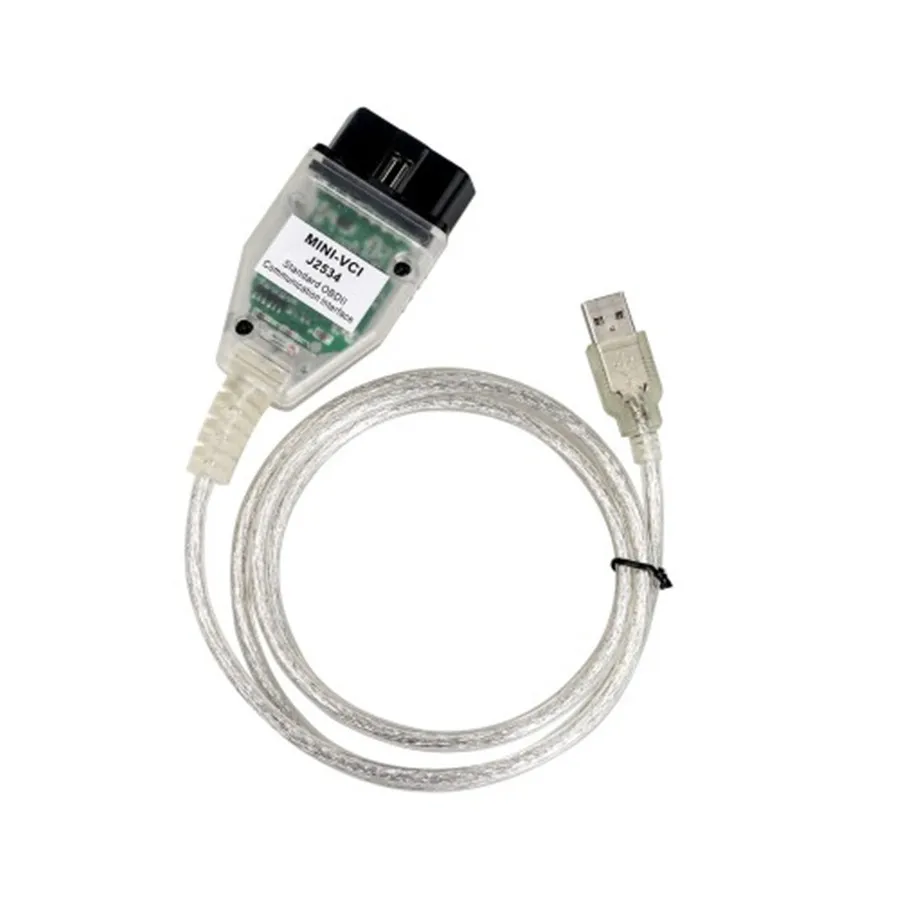 Mini VCI V16.00.017 J2534 OBD2 Диагностический кабель Mini-VCI V16 с диагностическим программным