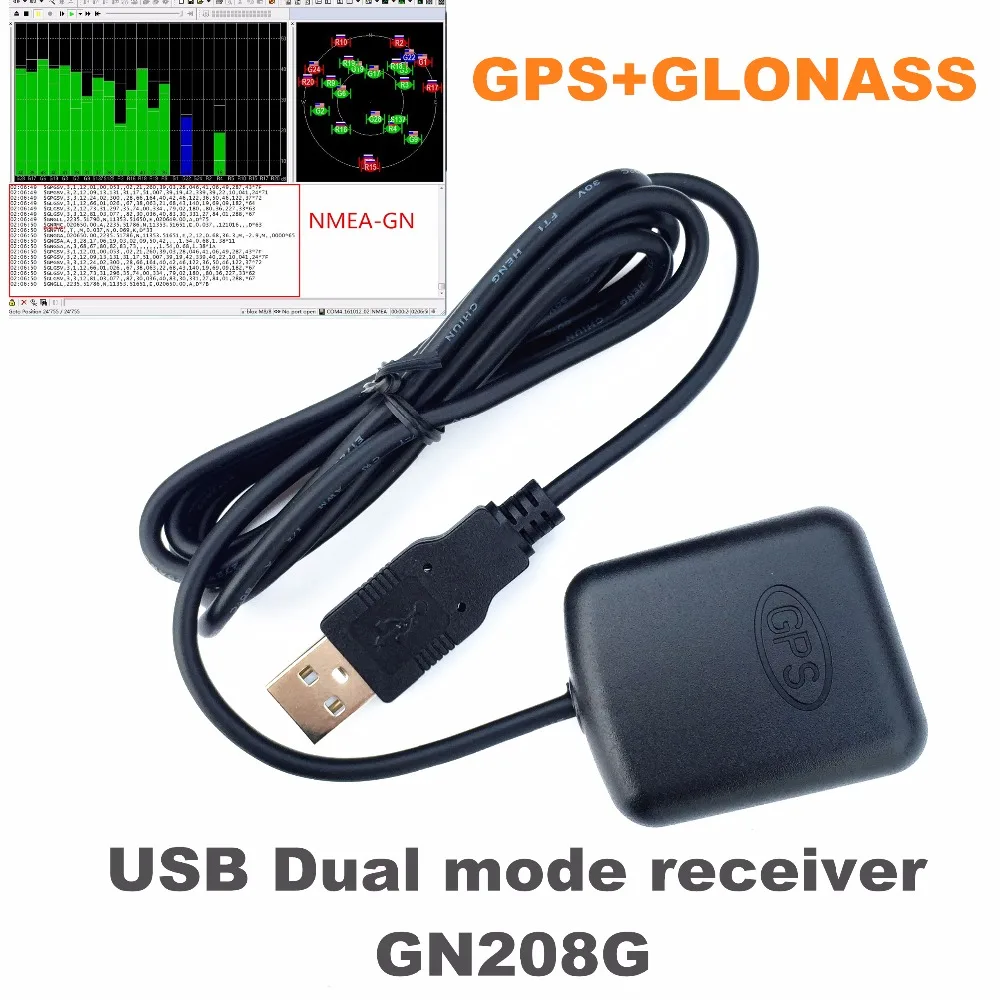 Skup GPS USB odbiornik GLONASS globalnego systemu nawigacji satelitarnej (GNSS) czip GPS projekt USB antena G mysz 0183NMEA