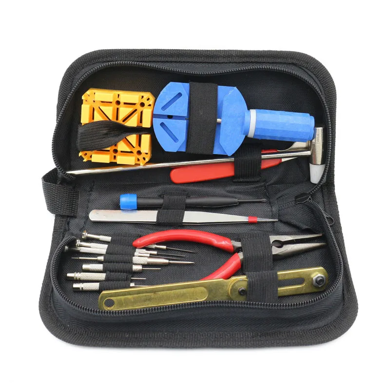 Watch repair tool 12 strap removal tool change watch battery under the back cover to remove the watch chain hand tool set