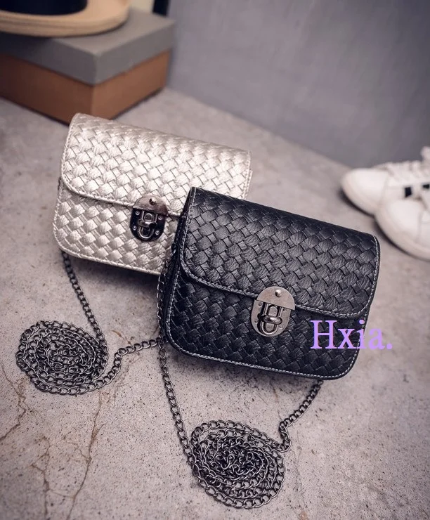 

Free shipping, 2019 new chain handbags, tide small square package, fashion woman shoulder bag, han edition messenger bag.