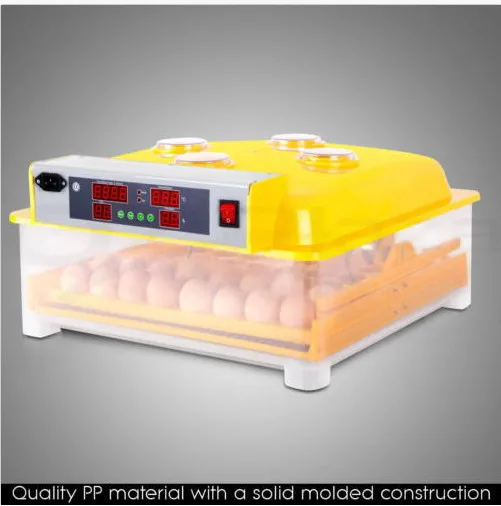 DE Mini 48 яиц инкубатор для домашней птицы для вылупления яиц аппарат цифровой электрический поднос Авто инкубатор для цыплят