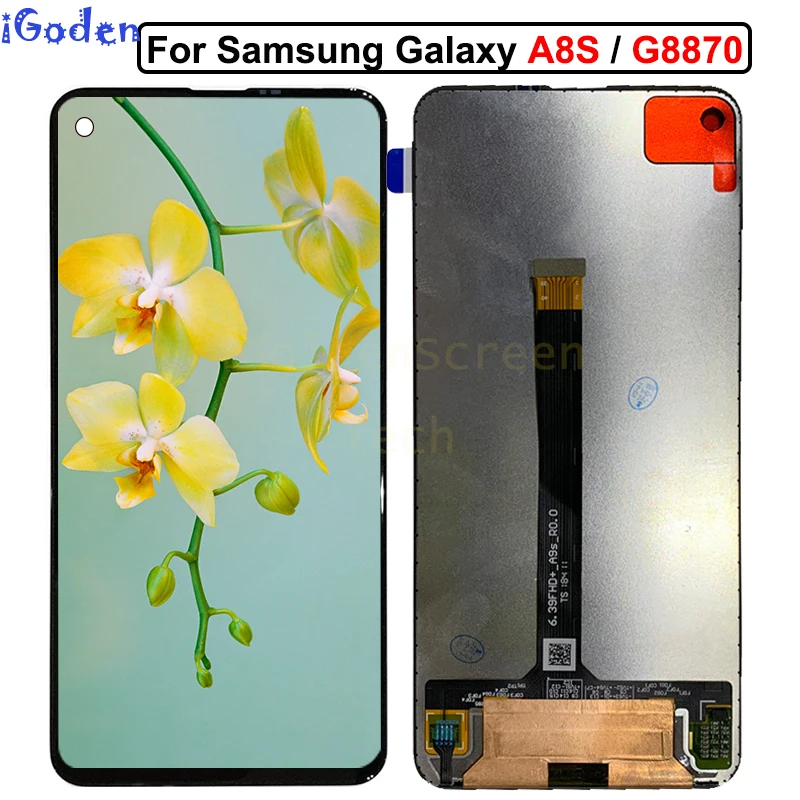 

For SAMSUNG Galaxy A8S G8870 SM-G8870 SM-G887FZ G887FZ LCD Display With Touch Sensor Digitizer Assembly For SM-G8870 LCD