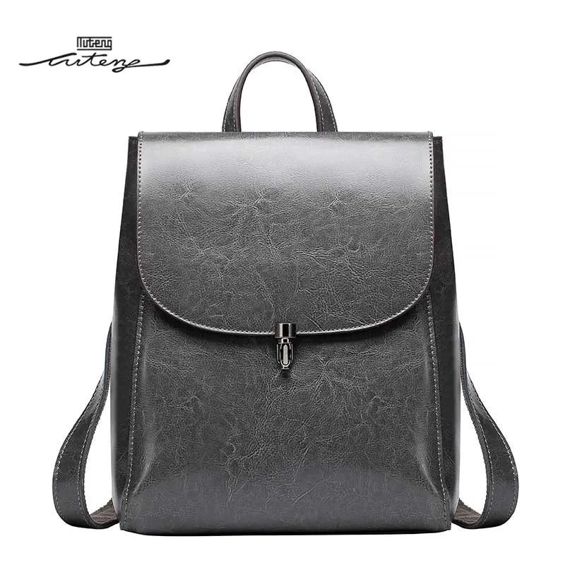 TU-TENG Female Backpack Bag Designer Brand Luxury Women Genuine Leather Backpacks School Bags For Teenage Girls Backpack G86870 TU-TENG Female Backpack Bag Designer Brand Luxury Women Genuine Leather Backpacks School Bags For Teenage Girls Backpack G86870