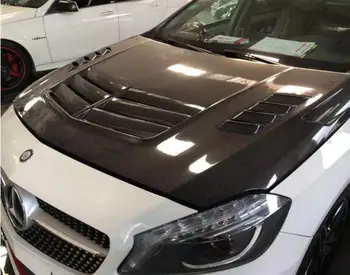 

NEW Carbon Fiber Front Bumper Engine Hood Vent Cover For BENZ W176 A Class A45 2013 2014 2015 2016 2017 2018