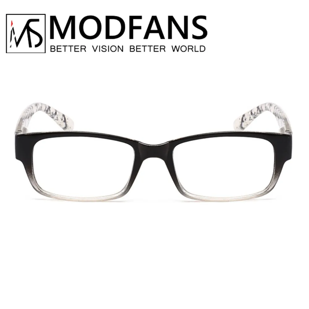 Reading Glasses Women Glasses Male Square PC Frame Clear Glass Lens Fashion design With Diopter 1 1.5 2 2.5 3 3.5 4