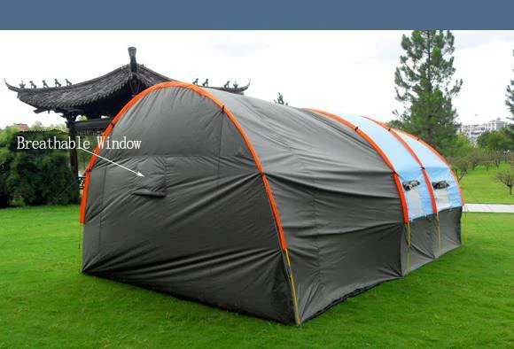 Barraca da Família e barraca de Acampamento e barraca Sala de Viagem ao ar Barraca do Partido 10 Pessoas Grande Túnel e 1 2 Hall Livre Equipamentos 7 High Quality Esporte e Lazer