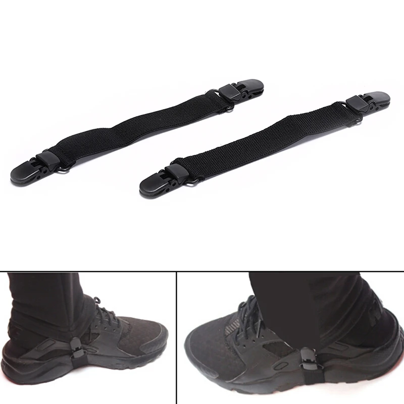 2Pcs bike Useful Elastic Bicycle Biker Leg Strap Boot Plastic Polyester cotton material Straps Riding Pant Clips Stirrups Clips|Cycling Legwarmers| - AliExpress