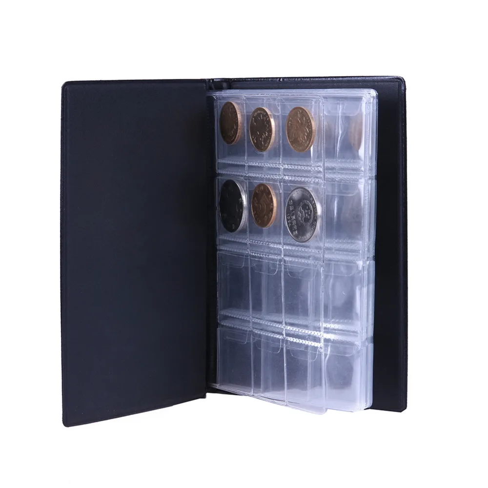 

120 Pockets Coins Album Collection Book Mini Penny Coin Storage Album Book Collecting Coin Holders for Collector Gifts Supplies
