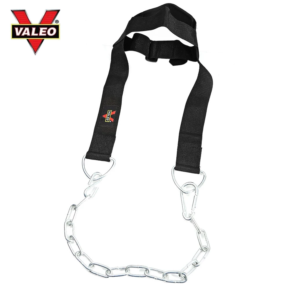Fully Adjustable Nylon Strap Head Harness Belt Neck Weight Lifting