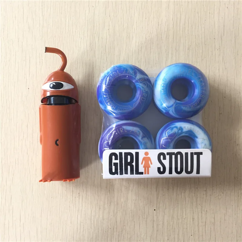 Free Shipping Skateboard Parts GIRL 101A Skateboard Wheels & TOY MACHINE ABEC-5 Bearings Skateboard for Skate Deck