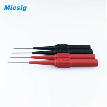 

Micsig 5 pair Insulation Piercing Needle Non-destructive Test Probes Tool For Multimeter & Oscilloscopes Red/Black Wholesale