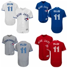 MLB Men’s Toronto Blue Jays Kevin Pillar Baseball Flex base 4 colors Jersey
