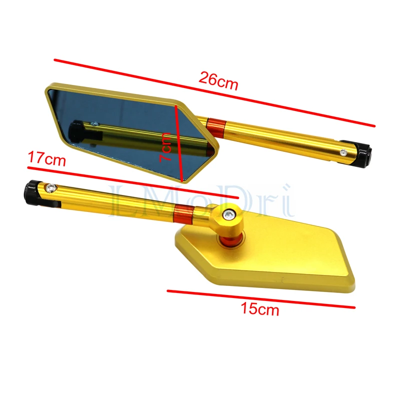 LMoDri Новая мотоциклетная обувь задняя сторона зеркало для honda R1 R3 R6 FZ6 GSXR600 750 1000 NINJA250 ZX-6R Z750 Z800