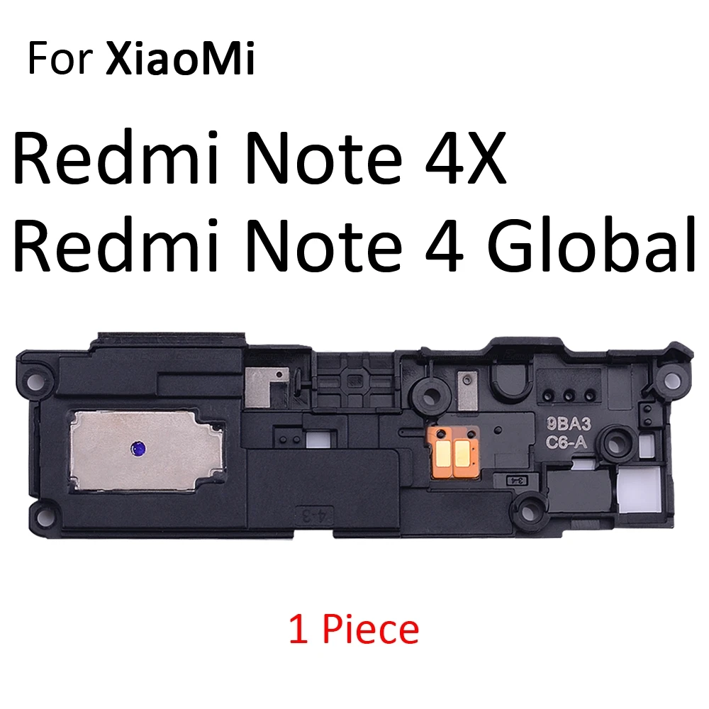 Громкий динамик для Xiaomi mi Mix 2S Max 3 2 Red mi Note 4 4X Pro Global громкий динамик зуммер звонка Flex запасные части - Цвет: For Redmi Note 4X