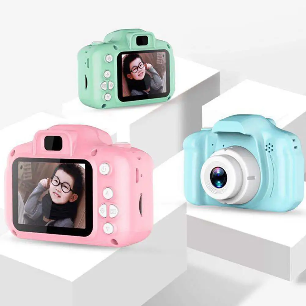 

BEESCLOVER Motion Camera Toy Children toy kids camera 2 Inch Screen HD Children Camera Cartoon Digital Mini Video Camcorder r25